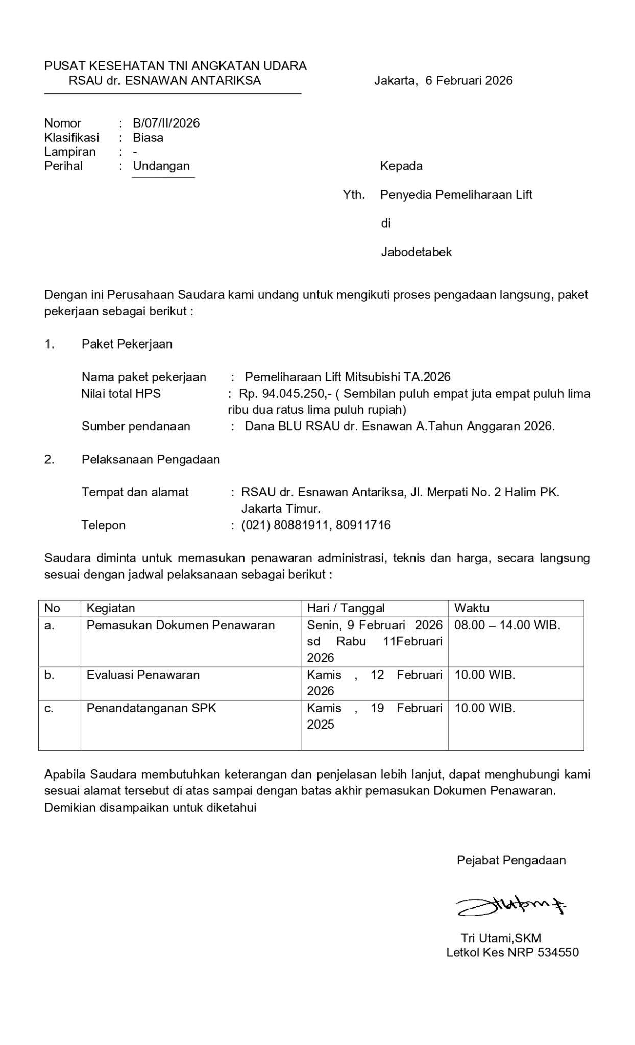 Pemeliharaan Lift Mitsubishi